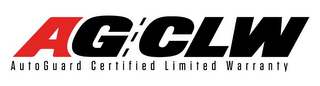 AG/CLW AUTOGUARD CERTIFIED LIMITED WARRANTY logo