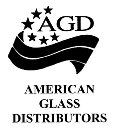 AGD AMERICAN GLASS DISTRIBUTORS logo