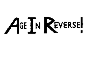 AGE IN REVERSE! logo