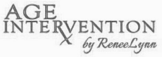 AGE INTERVENTION X BY RENEE LYNN logo