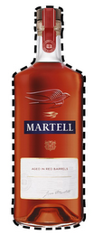 AGED IN RED BARRELS MARTELL AGED IN REDBARRELS JEAN MARTELL logo