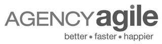 AGENCYAGILE BETTER FASTER HAPPIER logo