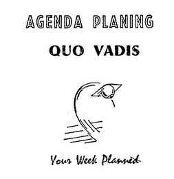 AGENDA PLANING QUO VADIS YOUR WEEK PLANNED logo