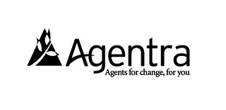AGENTRA AGENTS FOR CHANGE, FOR YOU logo