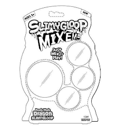 AGES 3+ NEW! SLIMYGLOOP MIX'EMS JUST MIX & PLAY! READY-MADE DRAGON SLIMYGLOOP 1 SET HORIZON GROUP USA logo