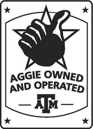 AGGIE OWNED AND OPERATED TAM logo