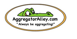 AGGREGATOR ALLEY.COM "ALWAYS BE AGGREGATING!" logo