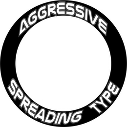 AGGRESSIVE SPREADING TYPE logo