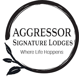 AGGRESSOR SIGNATURE LODGES WHERE LIFE HAPPENS logo