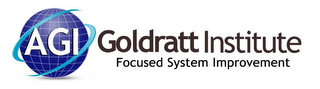 AGI GOLDRATT INSTITUTE FOCUSED SYSTEM IMPROVEMENT logo