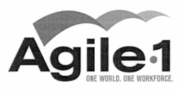 AGILE·1 ONE WORLD. ONE WORKFORCE. logo
