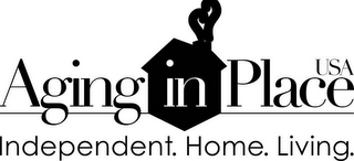 AGING IN PLACE USA INDEPENDENT. HOME. LIVING. logo