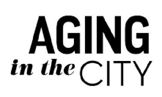 AGING IN THE CITY logo