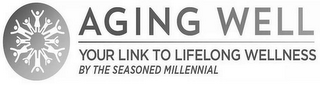 AGING WELL YOUR LINK TO LIFELONG WELLNESS BY THE SEASONED MILLENNIAL logo