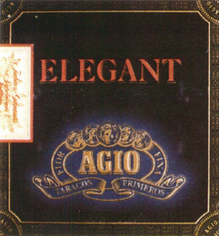 AGIO ELEGANT TABACOS PRIMEROS FLOR FINA STABACS GARANTIS SUPERIEURS logo