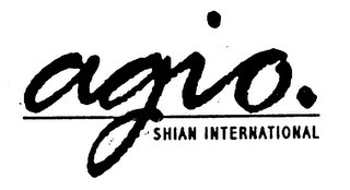 AGIO. SHIAN INTERNATIONAL