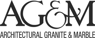 AG&M ARCHITECTURAL GRANITE & MARBLE logo
