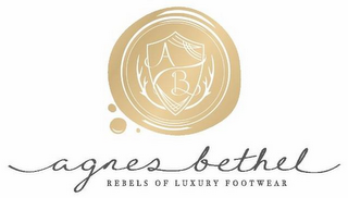 AGNES BETHEL REBELS OF LUXURY FOOTWEAR logo