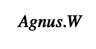 AGNUS.W logo