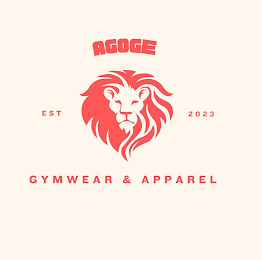 AGOGE GYMWEAR & APPAREL EST 2023 logo