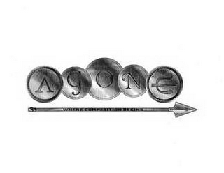 AGONE WHERE COMPETITION BEGINS logo