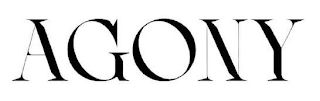 AGONY logo