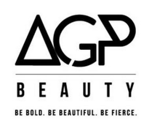 AGP BEAUTY BE BOLD. BE BEAUTIFUL. BE FIERCE. logo