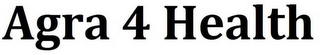 AGRA 4 HEALTH logo