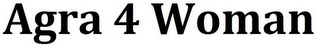 AGRA 4 WOMAN logo