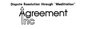 AGREEMENT INC DISPUTE RESOLUTION THROUGH "MEDITRATION" logo