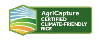 AGRICAPTURE CERTIFIED CLIMATE-FRIENDLY RICE logo