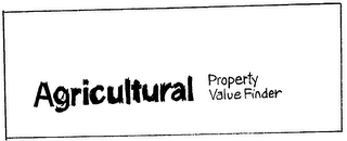 AGRICULTURAL PROPERTY VALUE FINDER logo