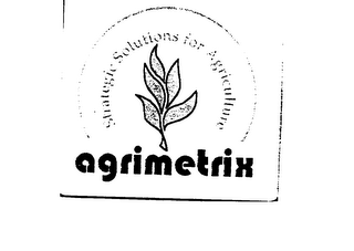 AGRIMETRIX STRATEGIC SOLUTIONS FOR AGRICULTURE logo