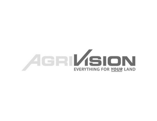 AGRIVISION EVERYTHING FOR YOUR LAND logo
