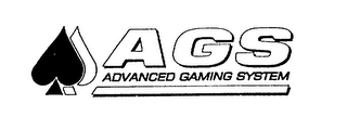 AGS ADVANCED GAMING SYSTEM logo
