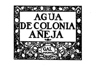AGUA DE COLONIA ANEJA GAL MADRID logo