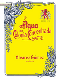AGUA DE COLONIA CONCENTRADA ALVAREZ GOMEZ MADRID logo