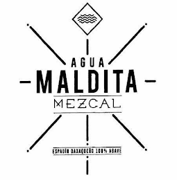 AGUA MALDITA MEZCAL ESPADÍN OAXAQUEÑO 100% AGAVE logo