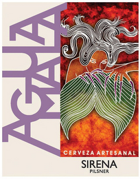 AGUAMALA SIRENA CERVEZA ARTESANAL PILSNER logo