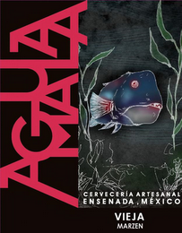 AGUAMALA VIEJA CERVECERIA ARTESANAL ENSENADA, MEXICO VIEJA MARZEN logo