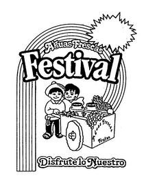 AGUAS FRESCAS FESTIVAL DISFRUTE LO NUESTRO logo