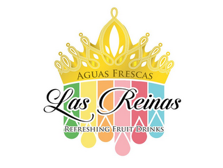 AGUAS FRESCAS LAS REINAS REFRESHING FRUIT DRINKS logo