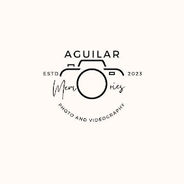 AGUILAR MEMORIES PHOTO AND VIDEOGRAPHY ESTD 2023 logo