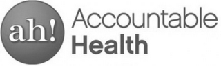 AH! ACCOUNTABLE HEALTH logo