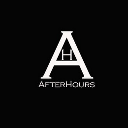 AH AFTERHOURS logo