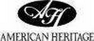AH AMERICAN HERITAGE logo