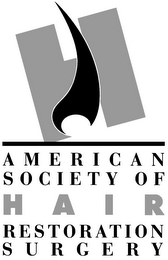 AH AMERICAN SOCIETY OF HAIR RESTORATIONS SURGERY logo