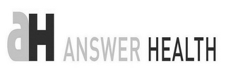 AH ANSWER HEALTH logo