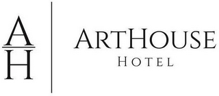 AH ARTHOUSE HOTEL logo