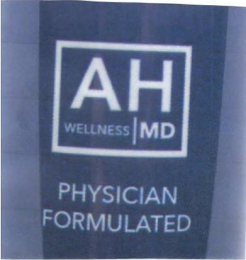 AH WELLNESS MD PHYSICIAN FORMULATED logo